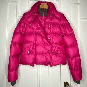 Hot Barbie pink BCBG puffer jacket/coat.